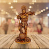 Golden Resin Bahubali Hanuman Idol – 4 Inch Dashboard & Home Decor