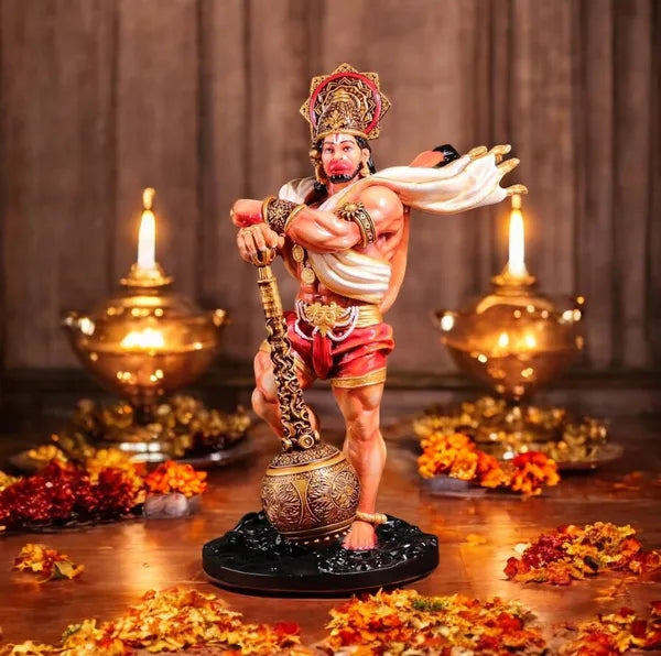 Hanuman Ji Figurine – Compact Idol for Car Decor