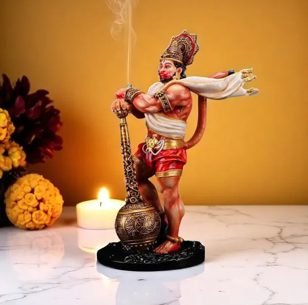 Hanuman Ji Figurine – Compact Idol for Home & Car Decor
